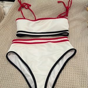 High wasted bikini set